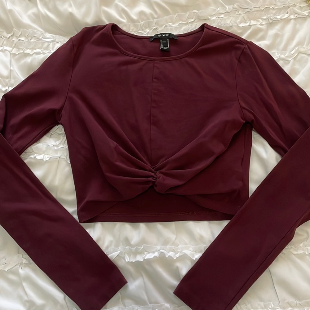 Forever 21 cropped long sleeve